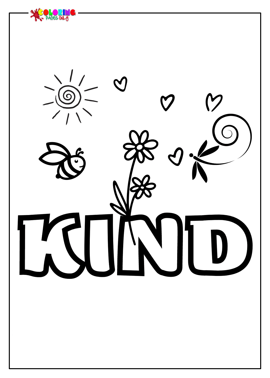 20+ Free Kindness Coloring Pages - Free Printable PDF, JPG, PNG