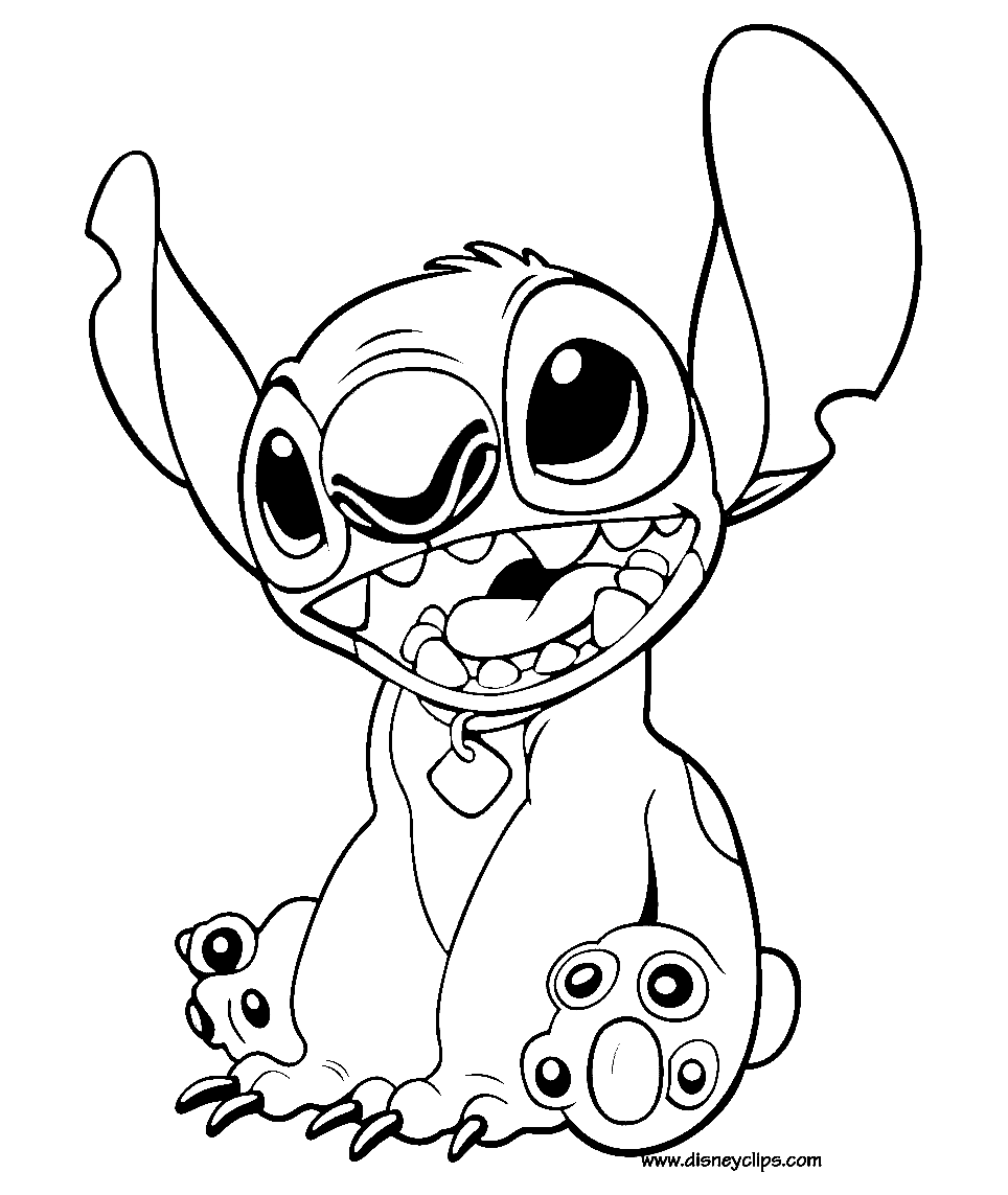 Stitch Coloring Pages - Coloring Pages For Kids And Adults