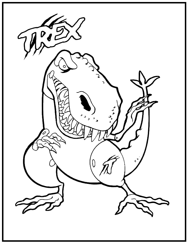 20+ Tyrannosaurus Rex Coloring Pages Free Printable PDF, JPG, PNG