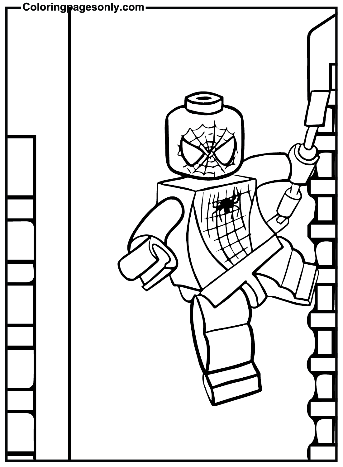 10 Lego Spiderman Coloring Sheet Bratz Coloring