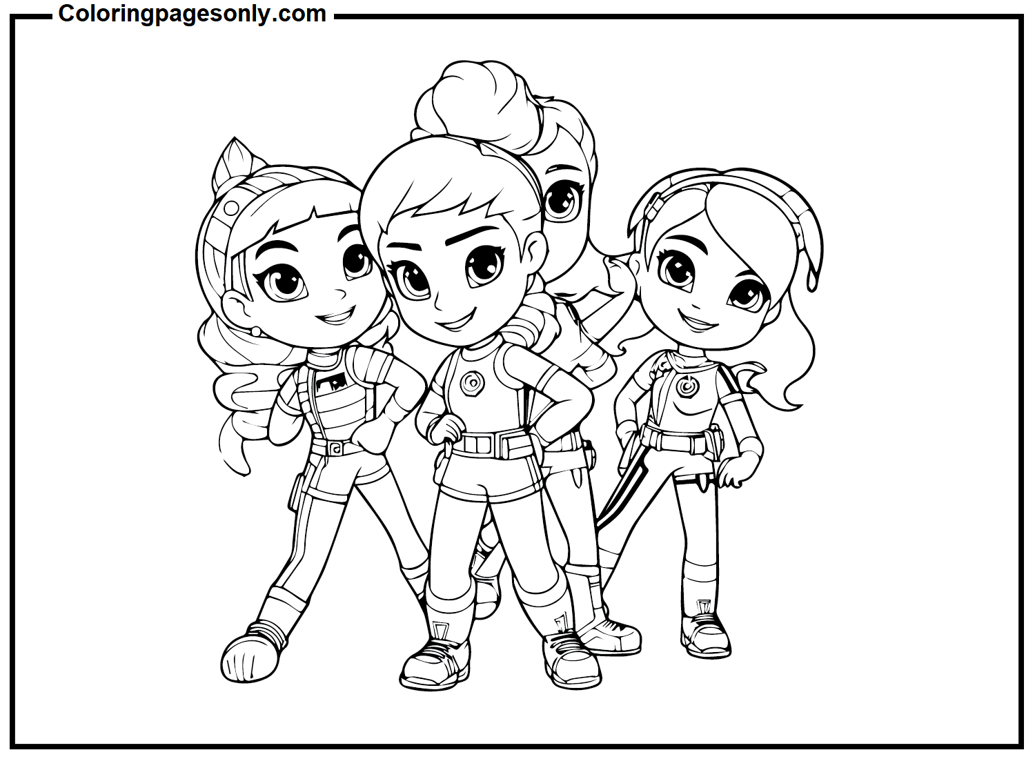 30+ Rainbow Rangers Coloring Pages Free Printable PDF, JPG, PNG