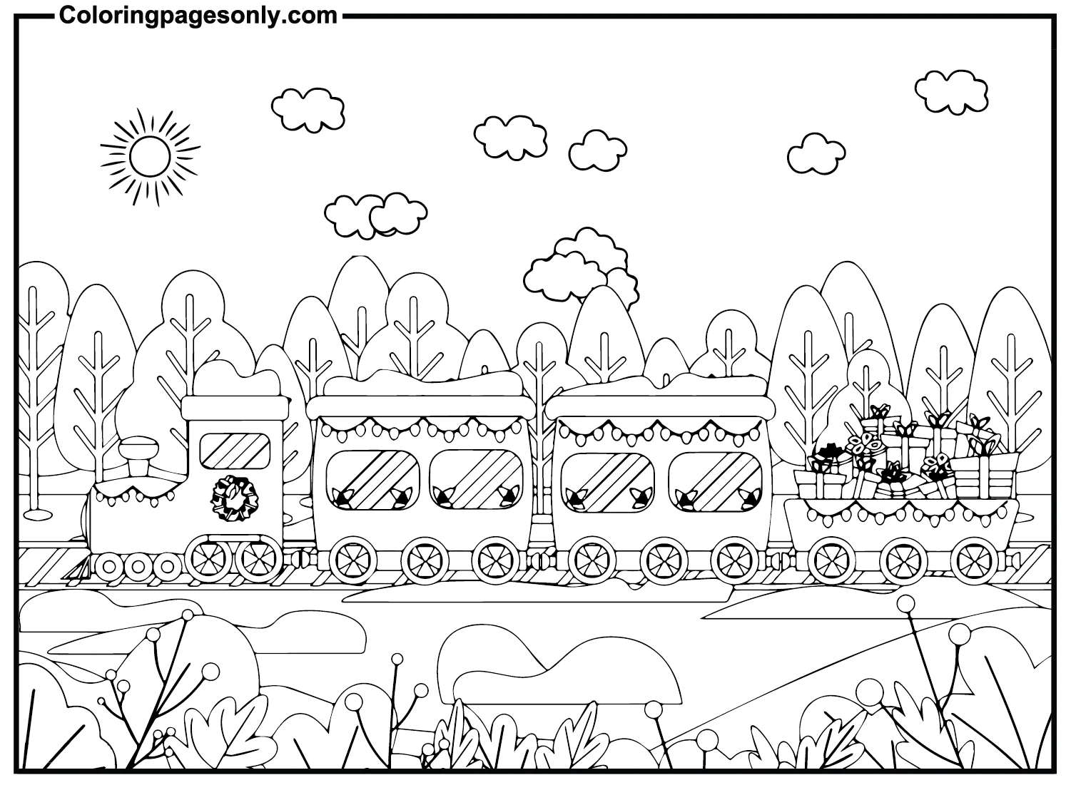 Train Pictures Coloring Page - Free Printable Coloring Pages