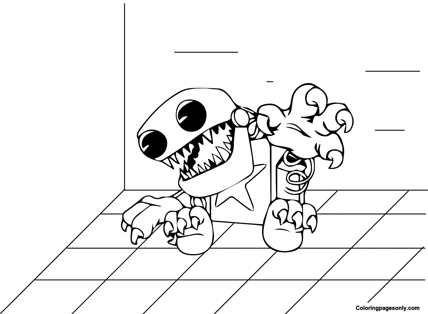 Project Playtime Boxy Boo Malvorlagen Boxy Boo Malvorlagen