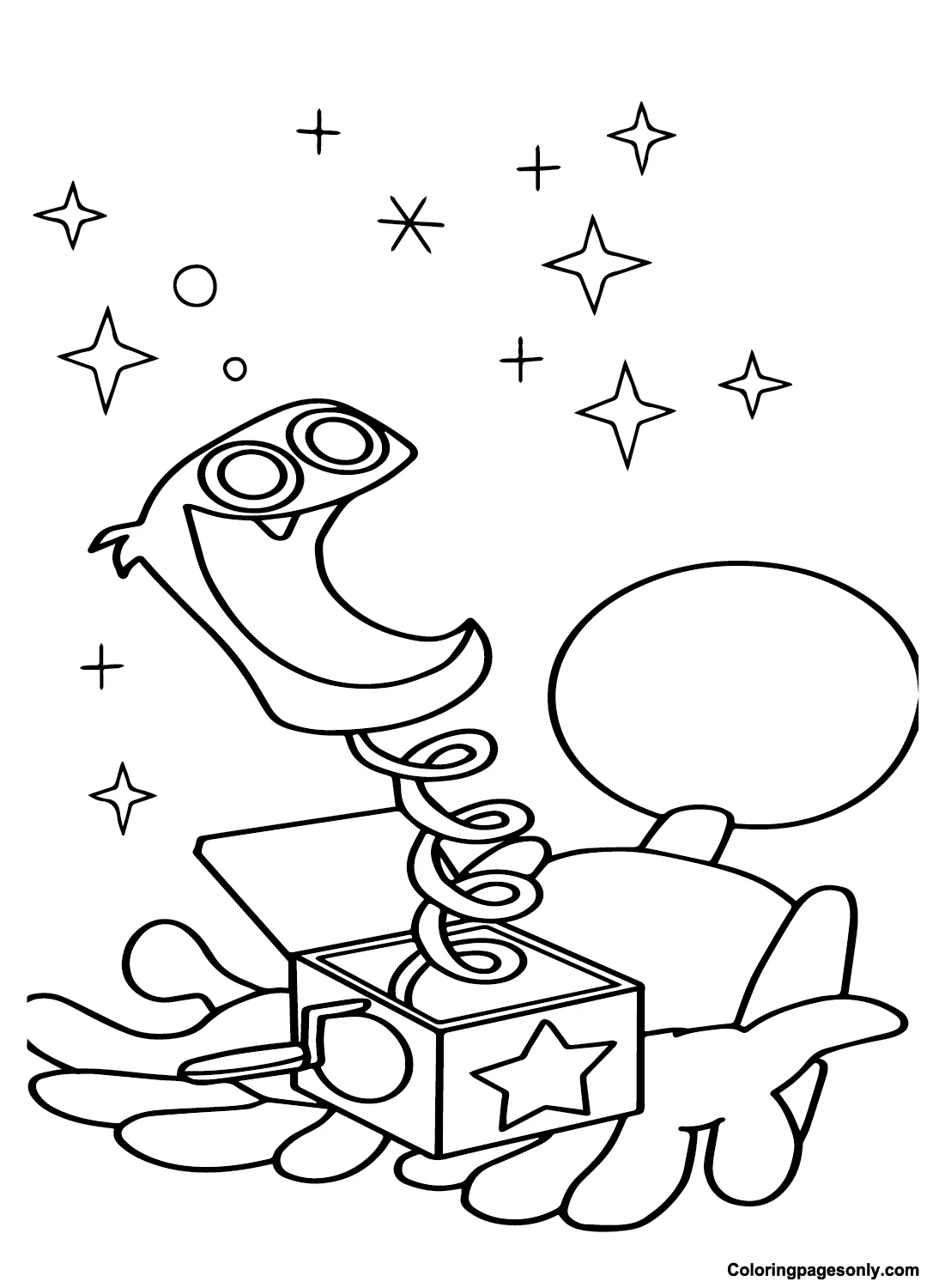 Boxy Boo Color Sheet Coloring Pages Boxy Boo Coloring Pages