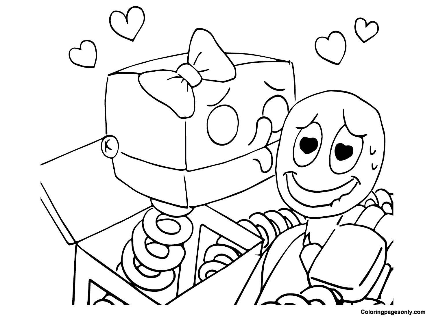Boxy Boo Color Sheet Coloring Pages Boxy Boo Coloring Pages