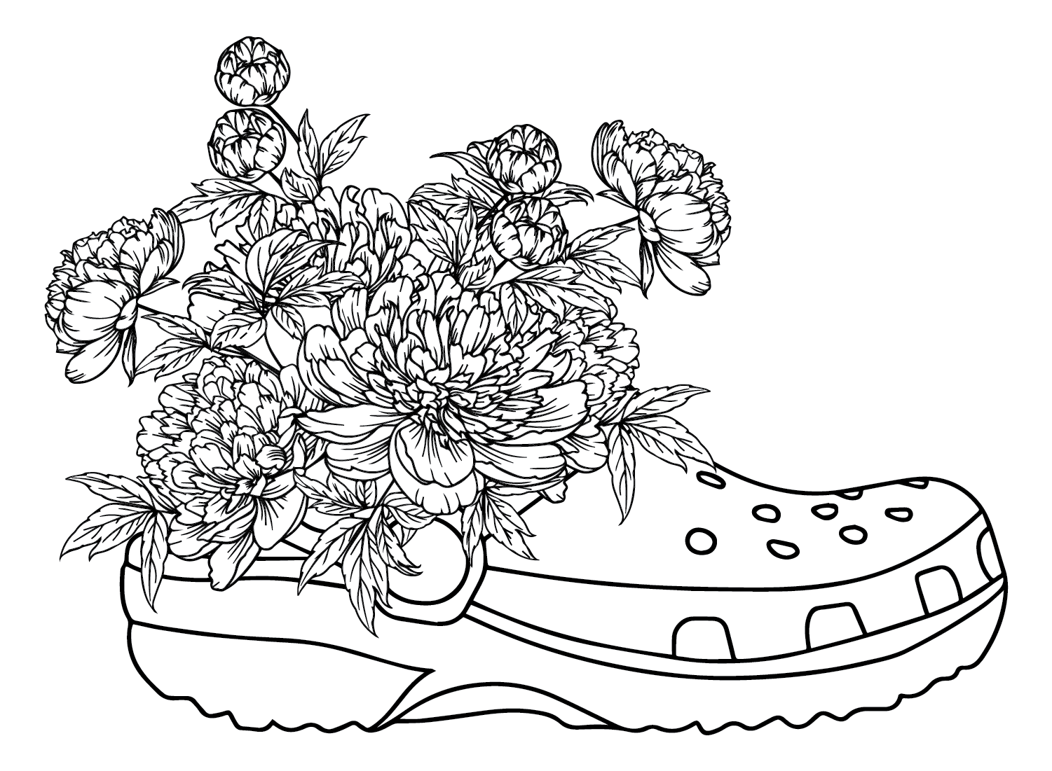 30+ Crocs Coloring Pages Free Printable PDF, JPG, PNG & Online Coloring