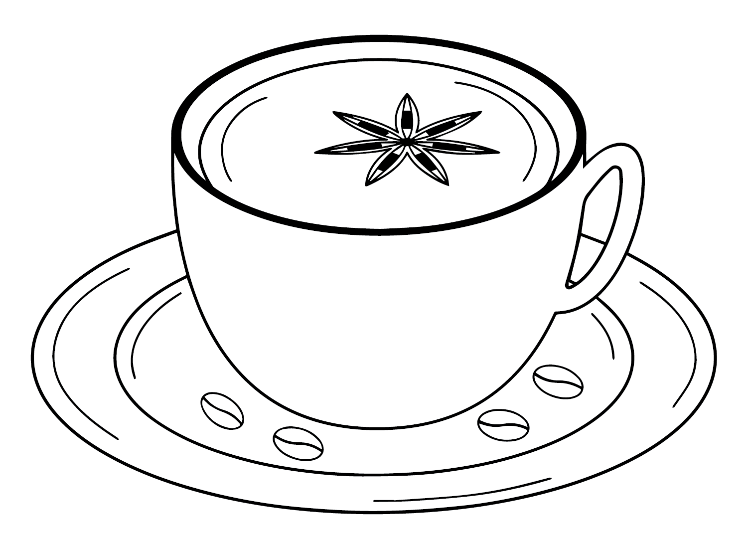34 Coffee Coloring Pages