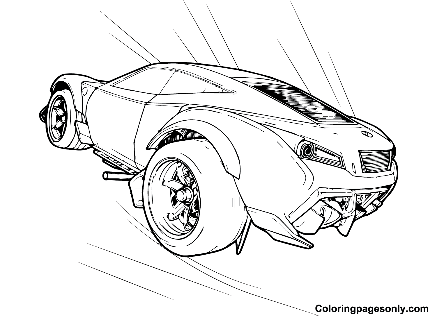 20+ Rocket League Coloring Pages Free Printable PDF & Online Coloring