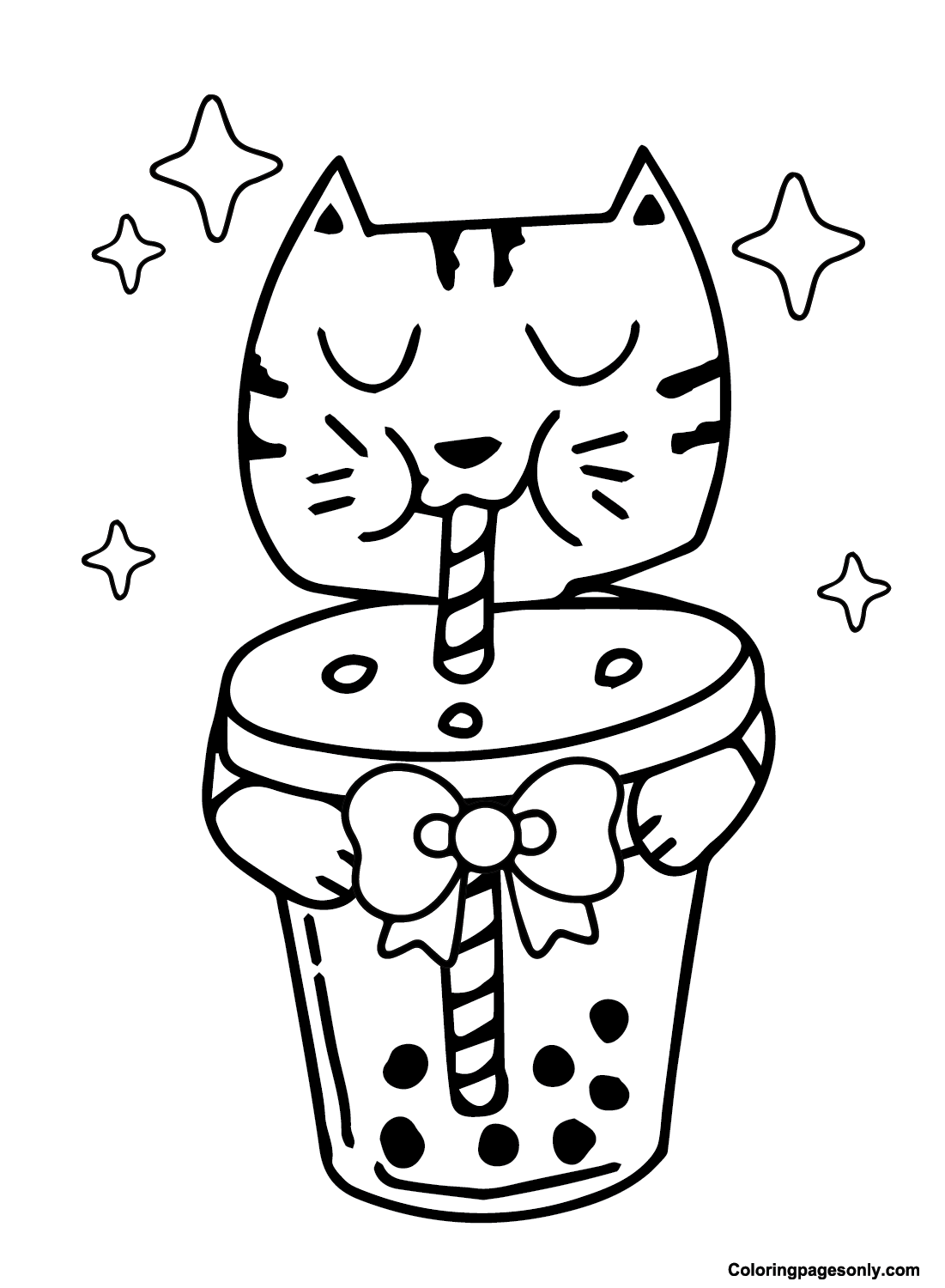 Pictures Boba Tea Coloring Page Free Printable Coloring Pages