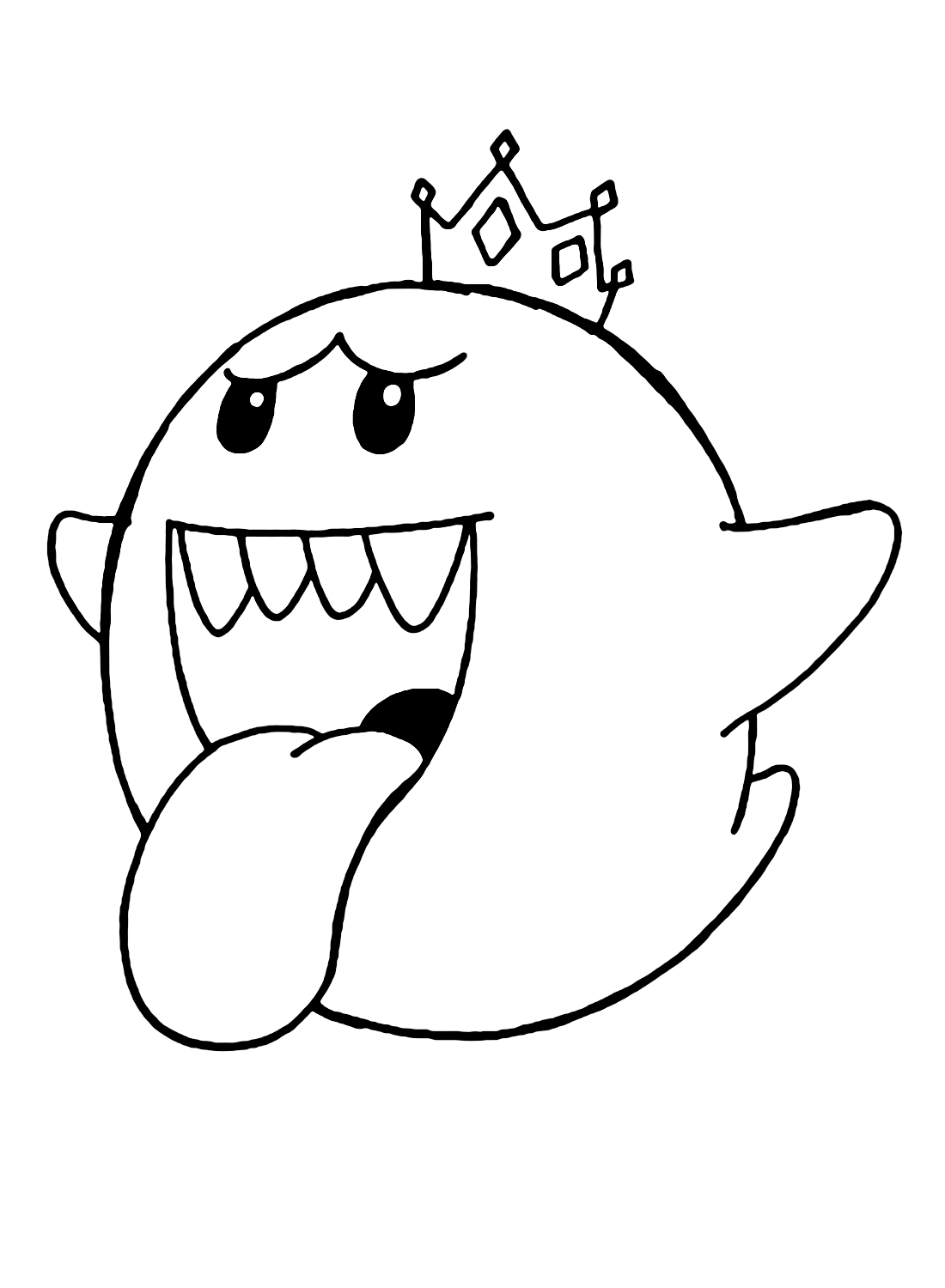 Pictures King Boo Coloring Page Free Printable Coloring Pages