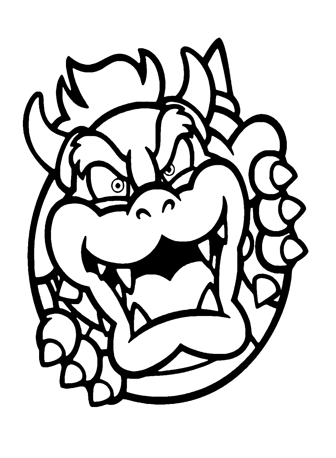 Plus de 40 coloriages Bowser Coloriages gratuits à imprimer en PDF
