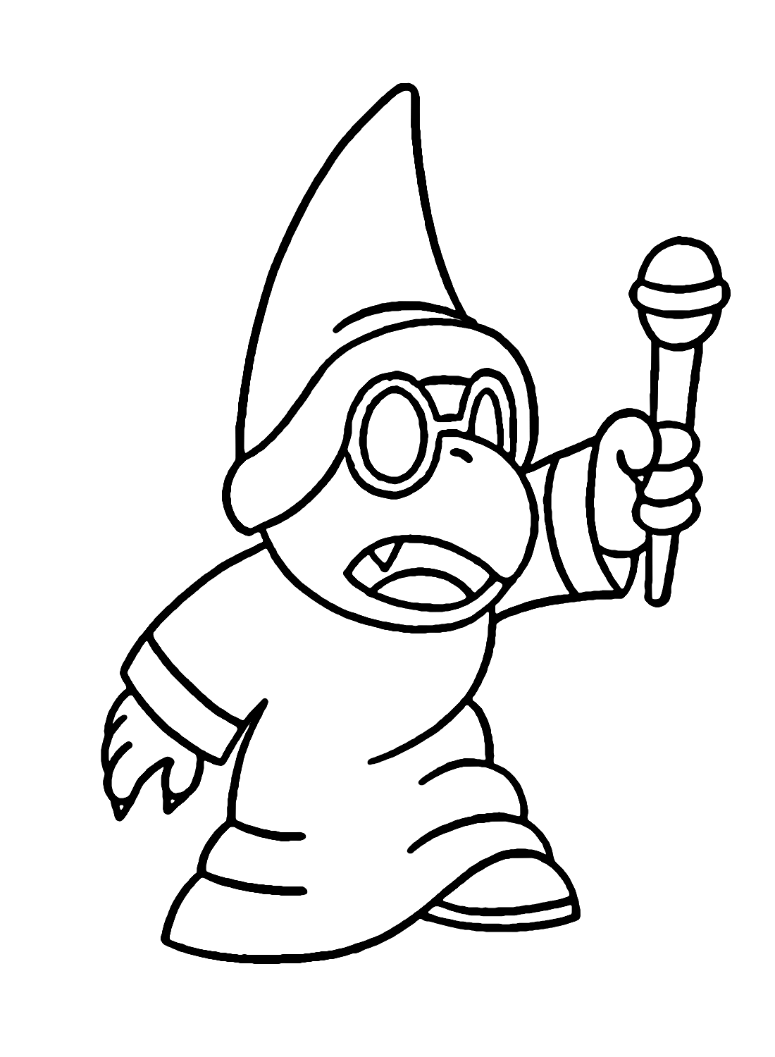 Magikoopa Coloring Page Coloring Pages