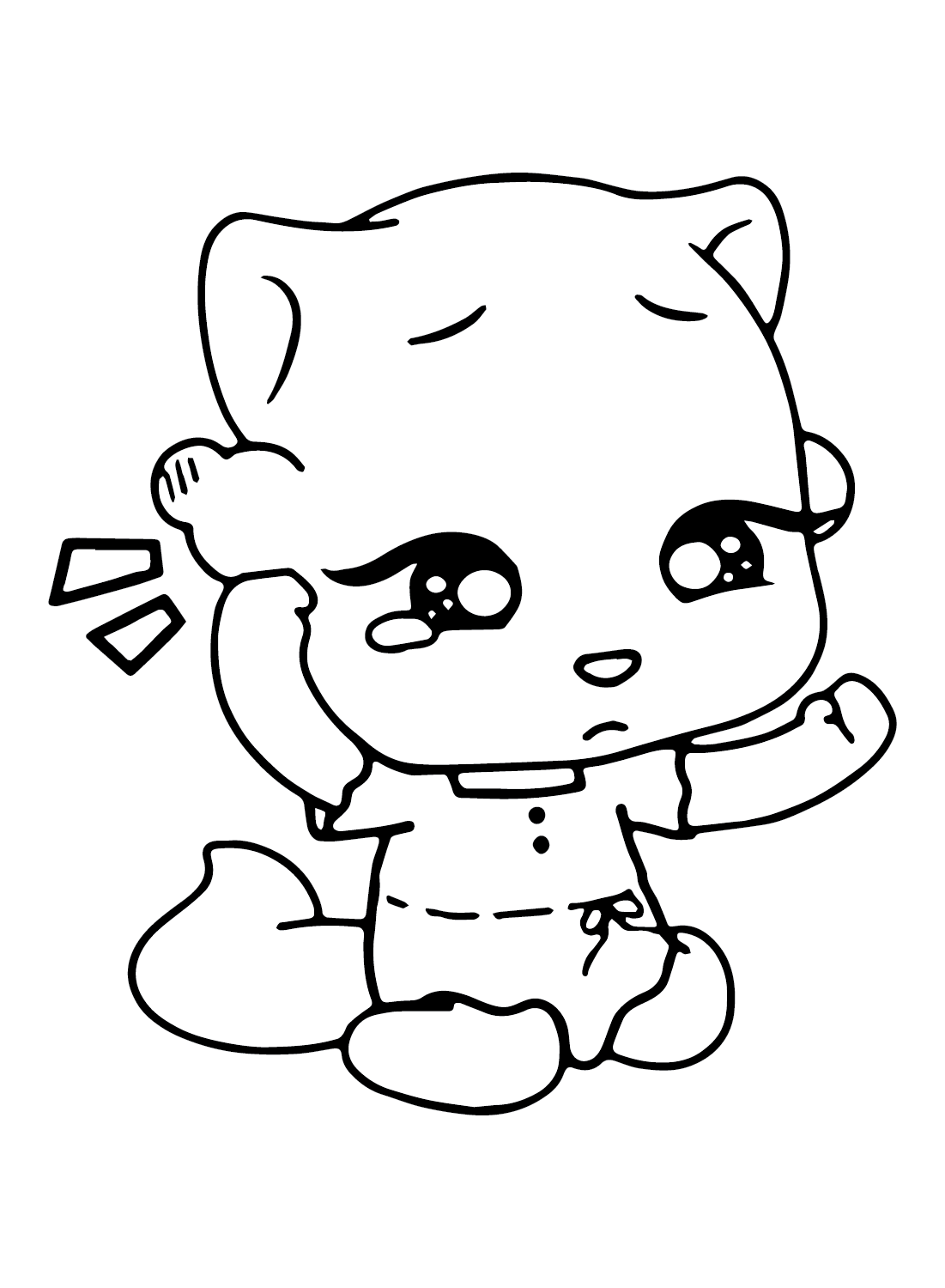 Talking Angela Injured Coloring Page Free Printable Coloring Pages