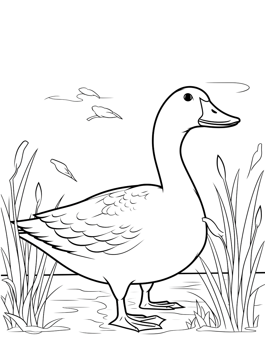 Goose Coloring Pages Free Printable PDF & Online Coloring