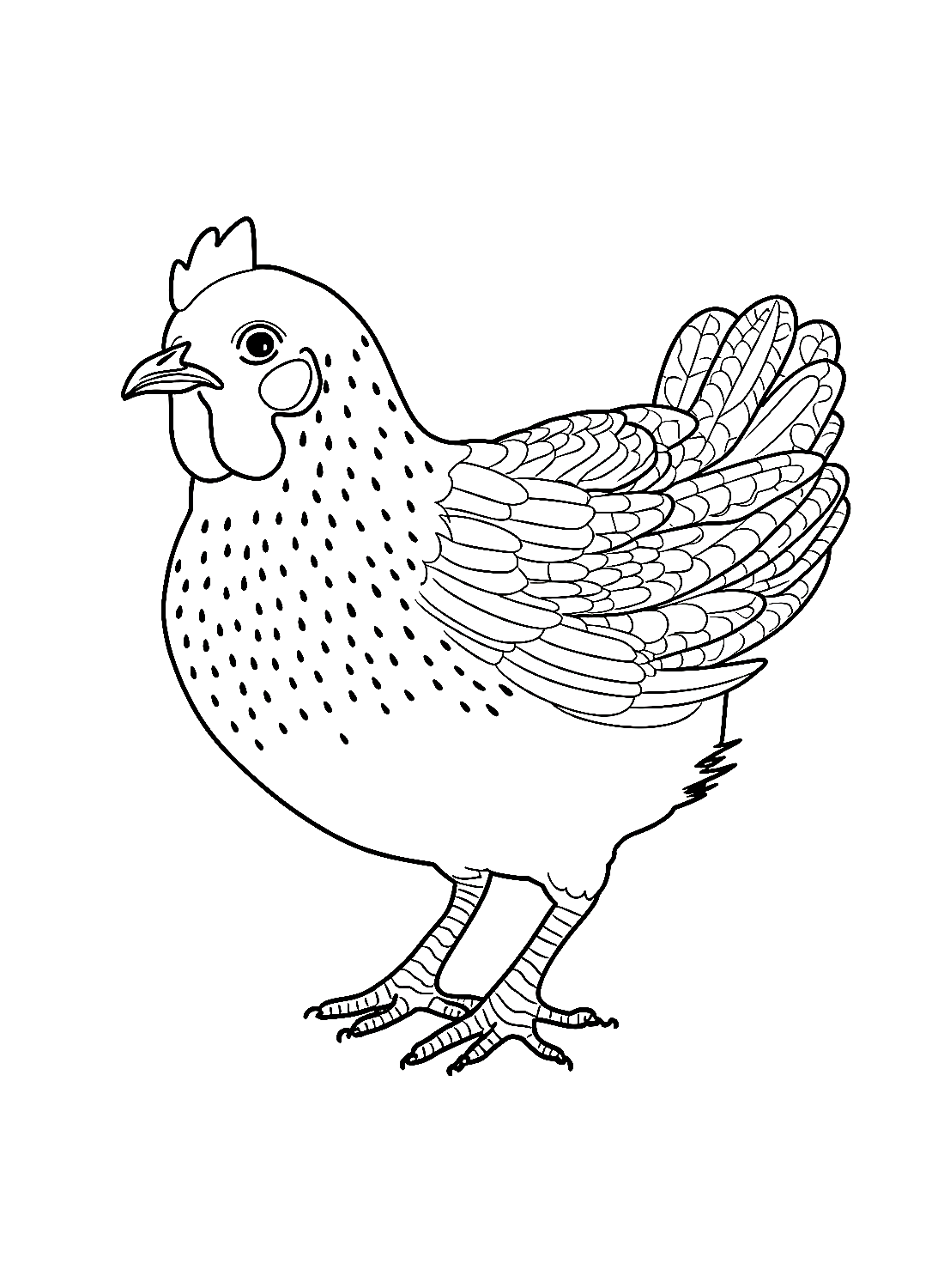 20+ Hen Coloring Pages Free Printable PDF & Online Coloring
