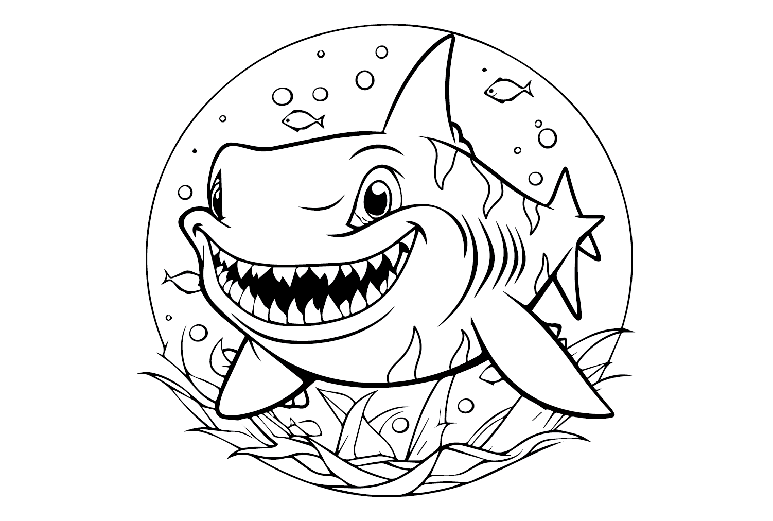 Free Printable Tiger Shark Coloring Pages Free Coloring Sheet