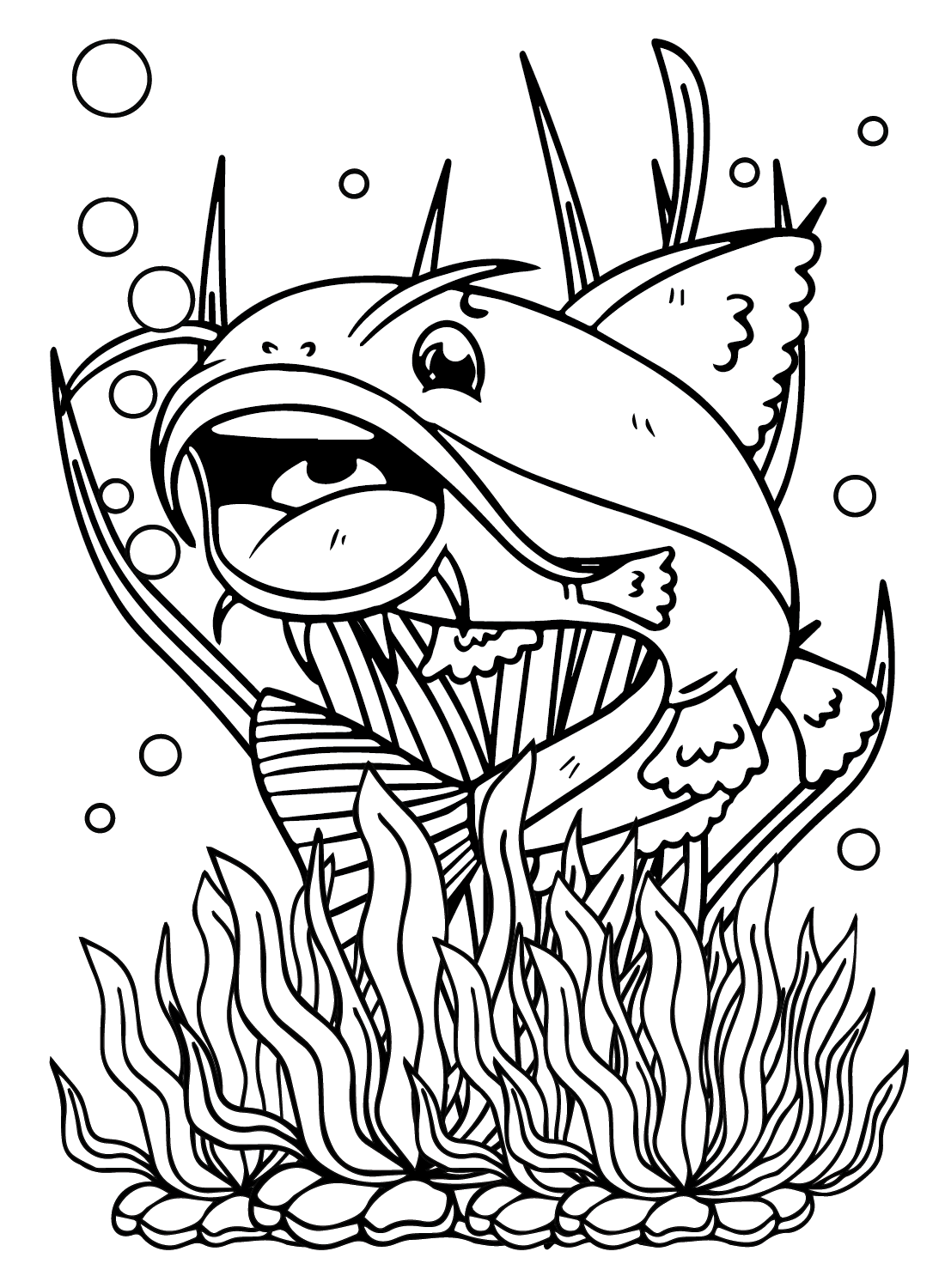 20+ Catfish Coloring Pages Free Printable PDF & Online Coloring