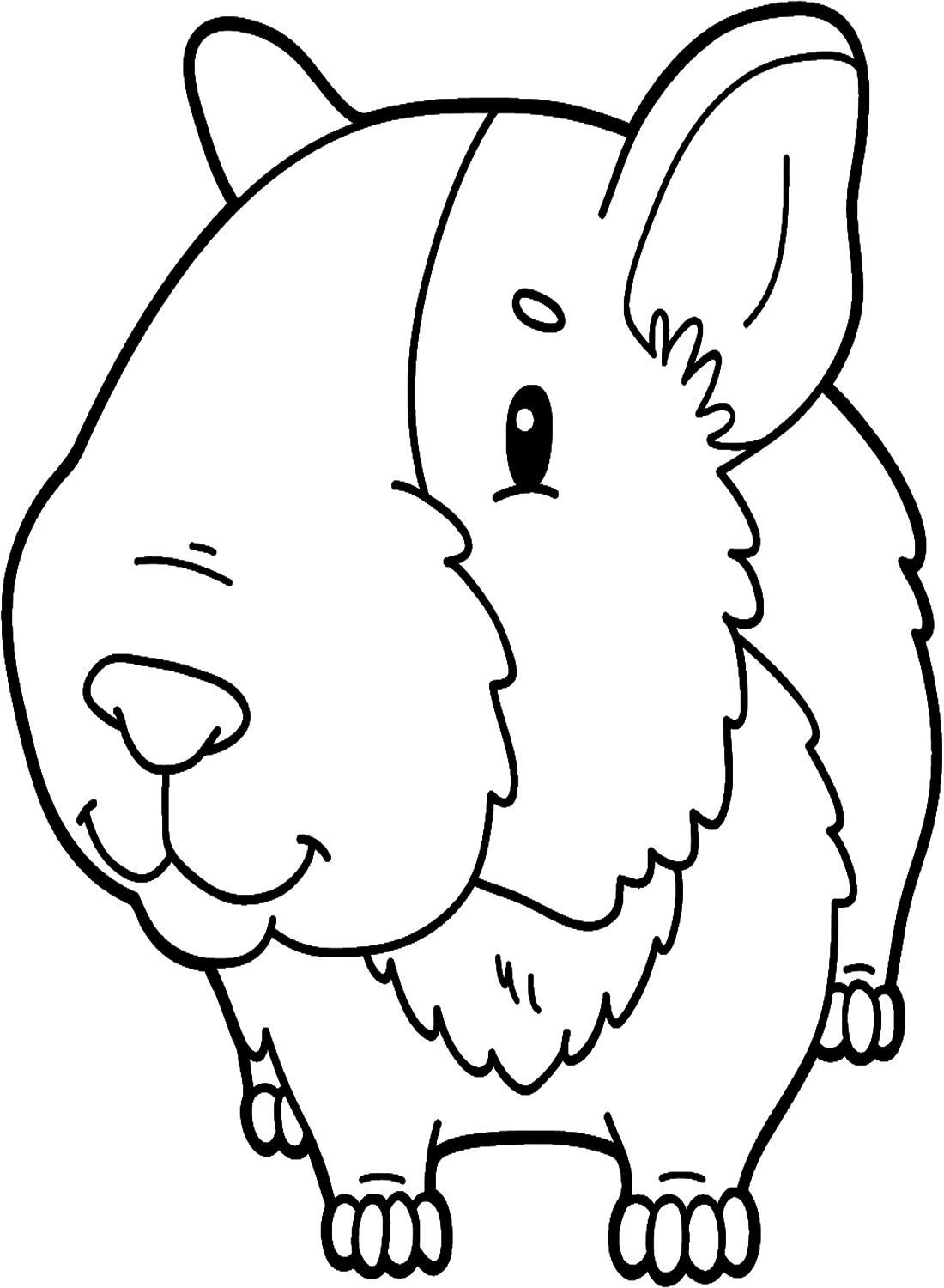 Dot To Dot Guinea Pig Coloring Pages Free Printable Coloring Pages