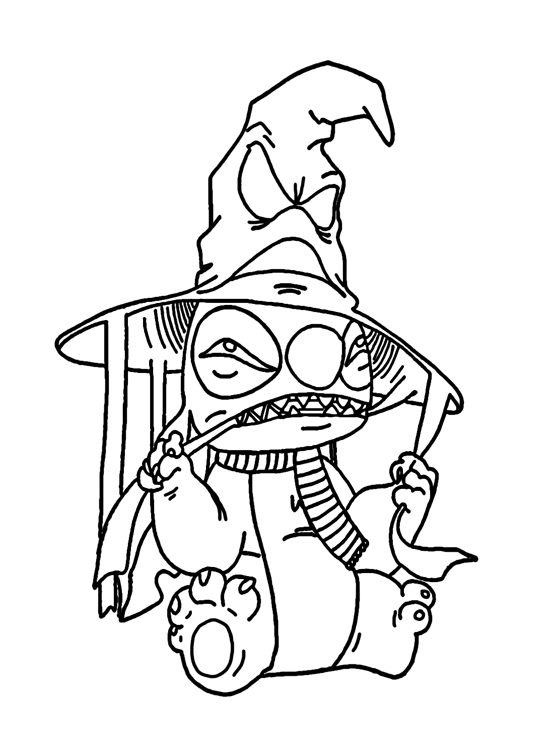 Halloween Stitch Coloring Pages Coloring Page Free Printable Coloring