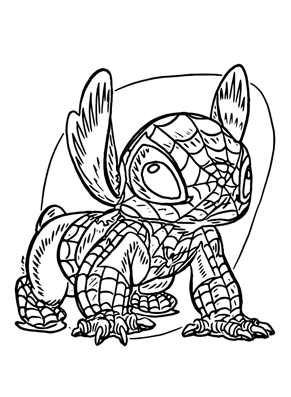 Halloween Maleficent Stitch Coloring Pages Coloring Pages Stitch