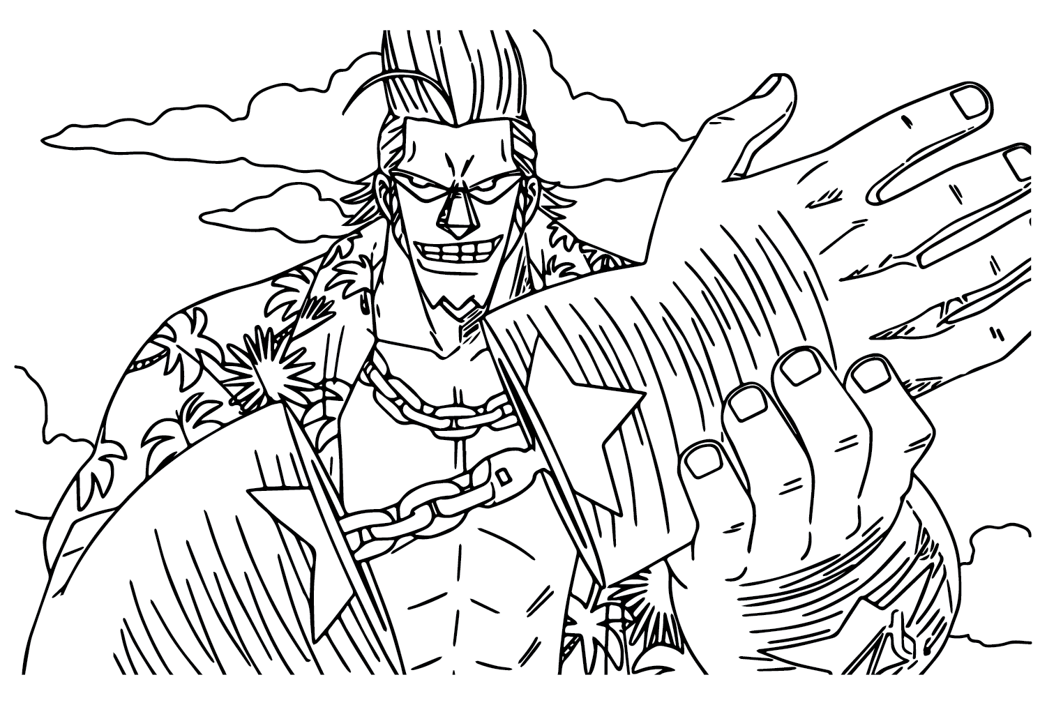 Character Franky Coloring Page Free Printable Coloring Pages
