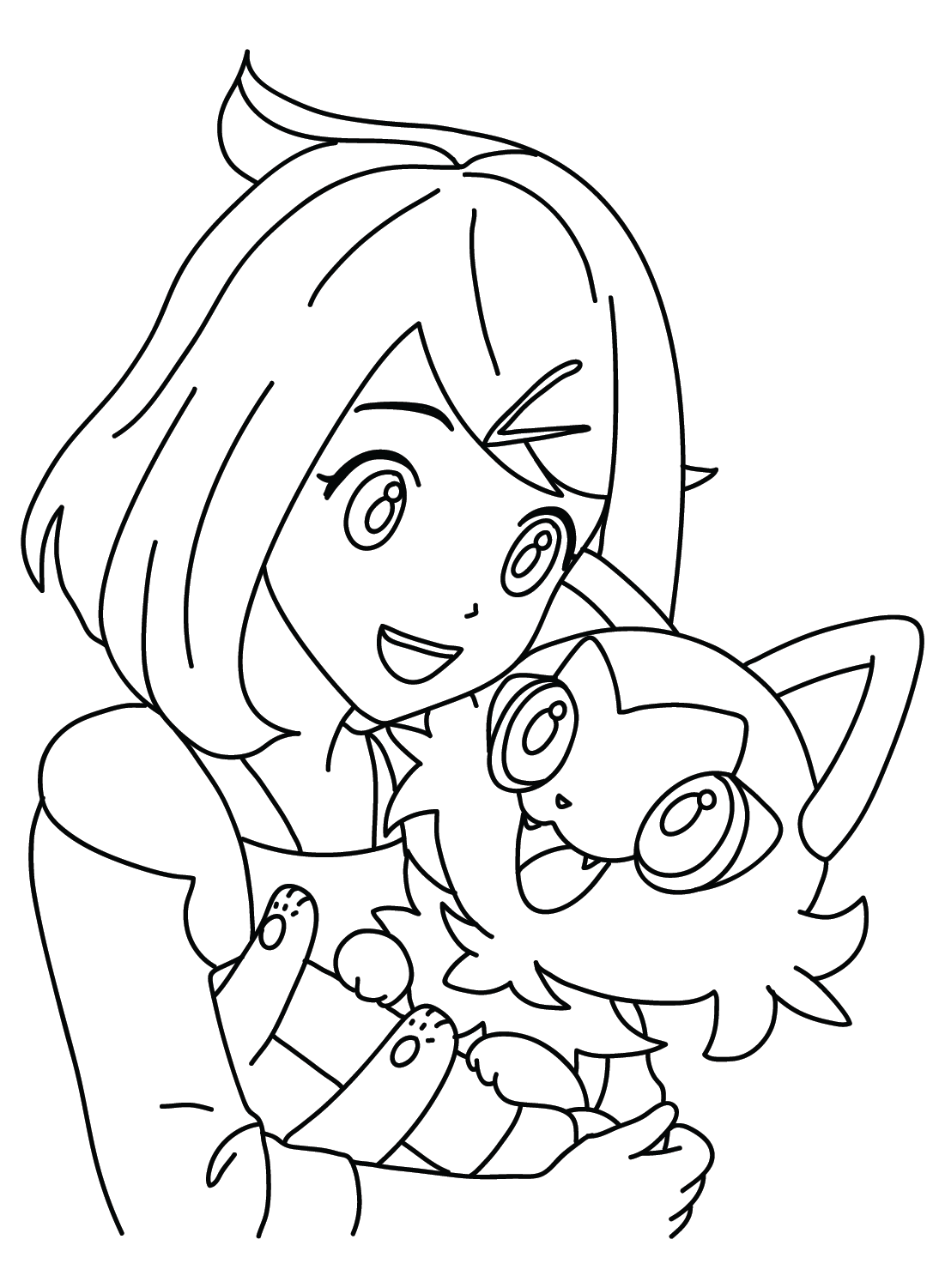 Liko, Sprigatito Pokemon Color Sheets Liko Pokemon Coloring Pages Disegni da colorare per