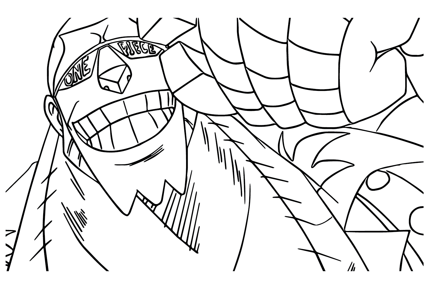 Franky Sketch Coloring Page