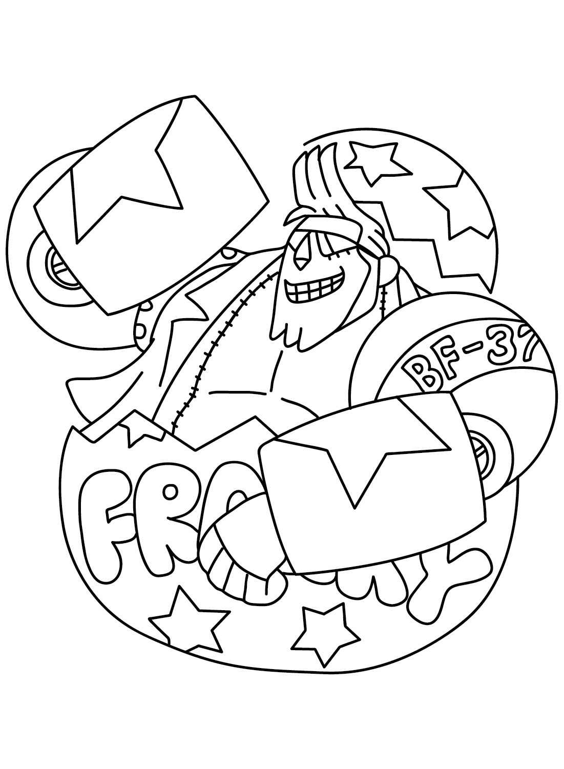 Franky Images to Color Free Printable Coloring Pages