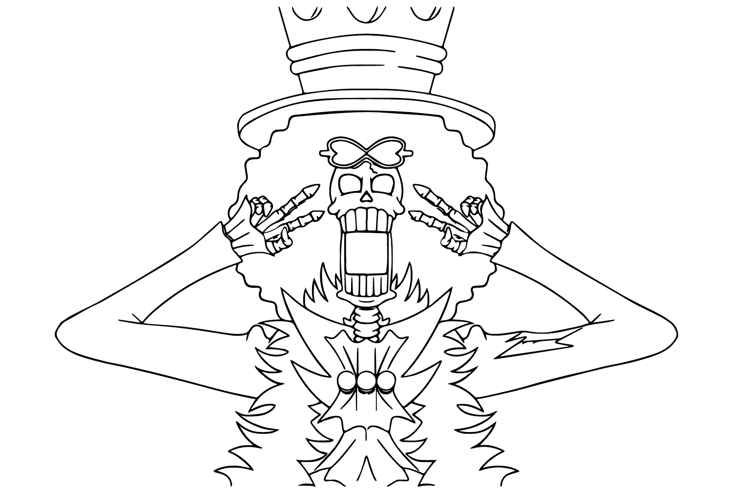 Brook 7 Coloring Page Anime Coloring Pages vrogue.co