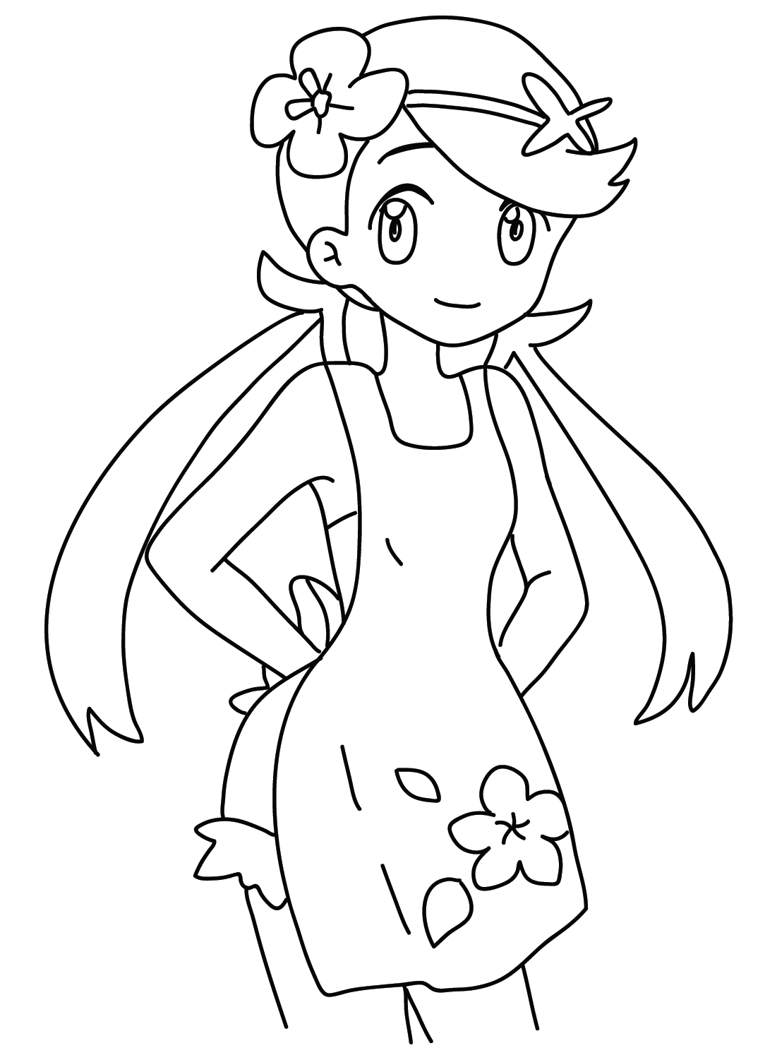 Free Mallow Pokemon Coloring Page Free Printable Coloring Pages