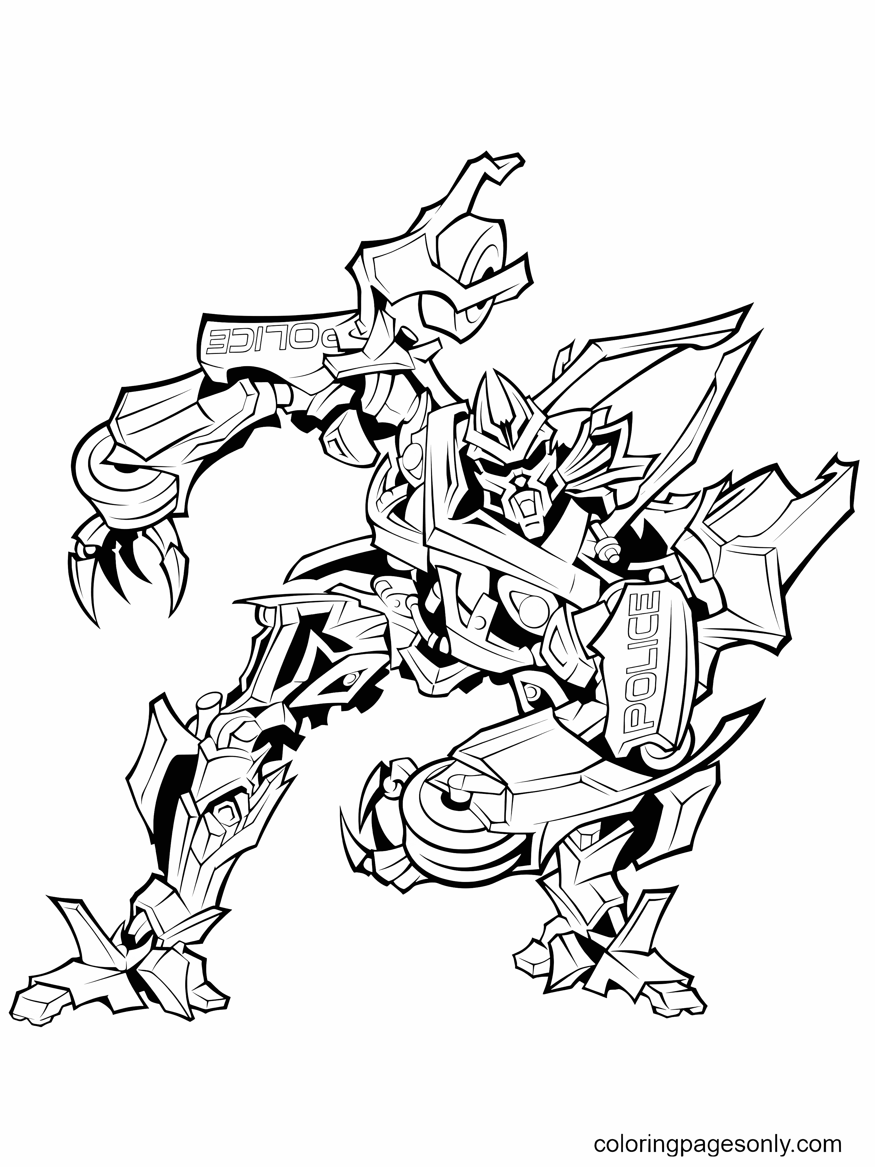 Transformers Decepticon Logo Coloring Pages