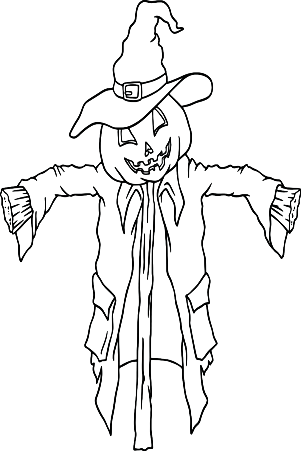 Printable Witch Hat Coloring Page Free Printable Coloring Pages