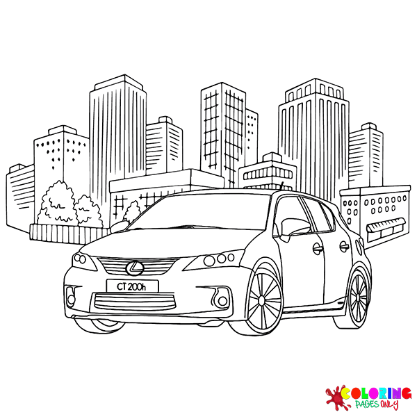 1390+ Car Coloring Pages Free Printable PDF, JPG, PNG & Online Coloring