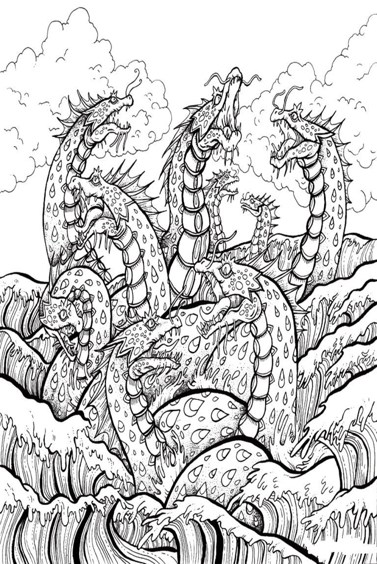 29 Free Printable Hydra Coloring Pages