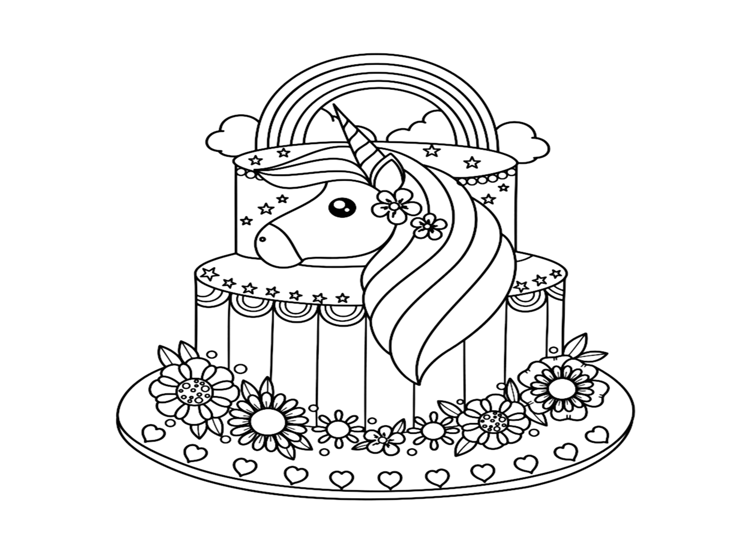 67 Rainbow Coloring Pages