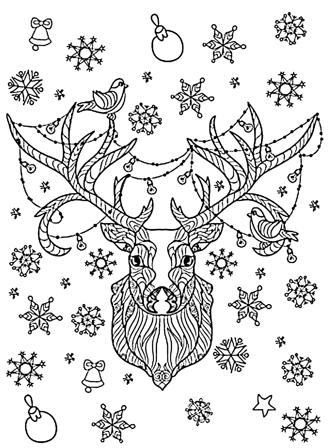 84 Deer Coloring Pages