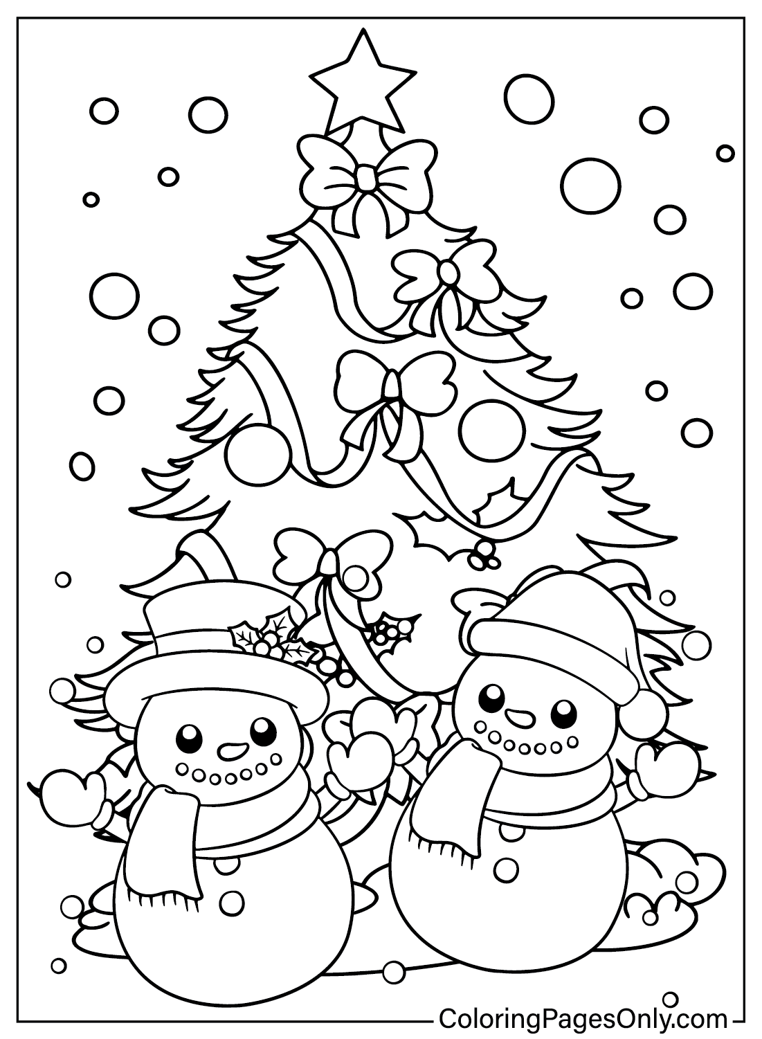 Bring the Magic of Christmas to Life with a Coloring Book Page