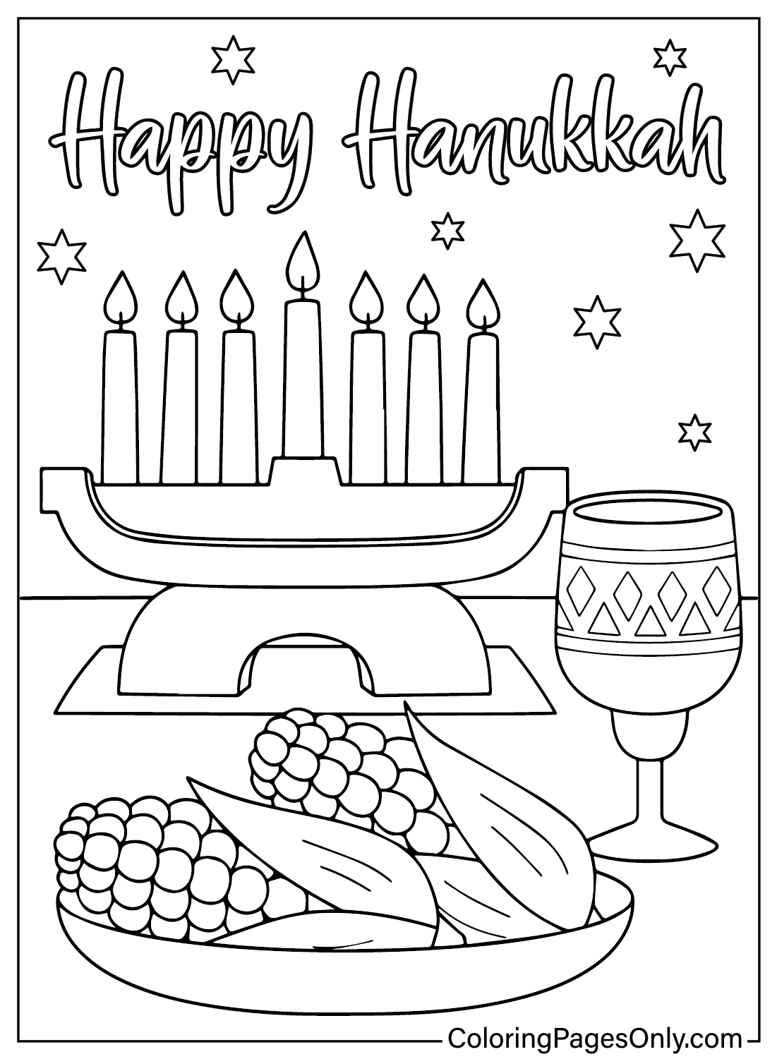 Unique Hanukkah Coloring Pages for Creative Celebrations