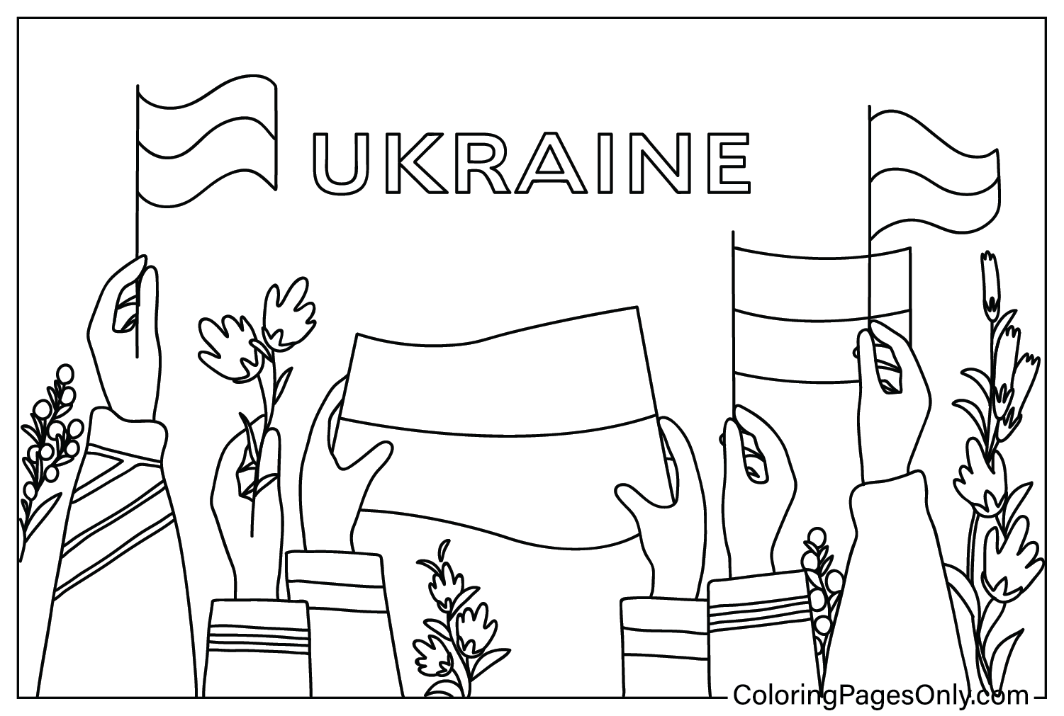 Ukraine Coloring Pages Free Printables to Explore Ukrainian Culture