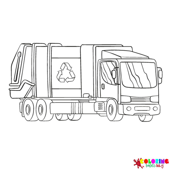 20 Garbage Truck Coloring Pages - Free & Printable for Kids and Adults