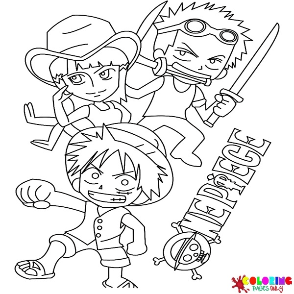 One Piece Coloring Pages Free Printable Designs for Fans of All Ages