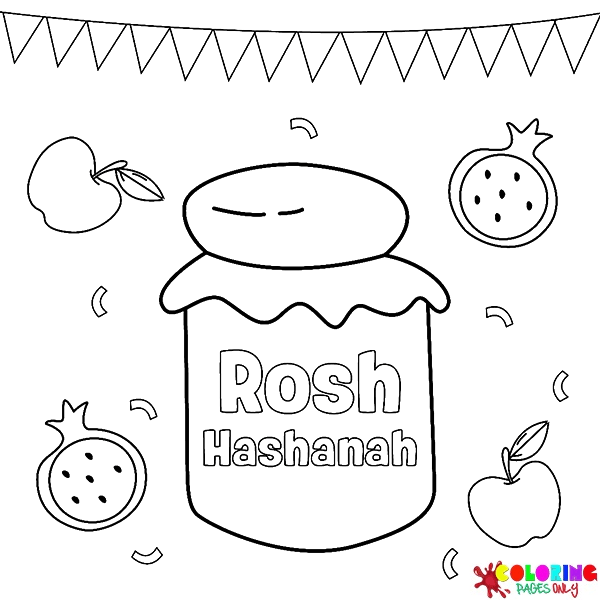 20 Rosh Hashanah Coloring Pages - ColoringPagesOnly.com
