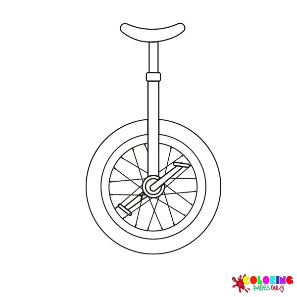 28 Unicycle Coloring Pages