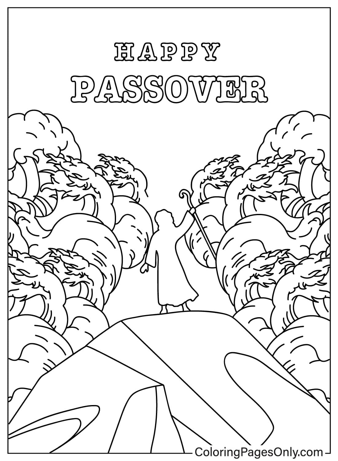 Passover Color Sheets - Free Printable Coloring Pages