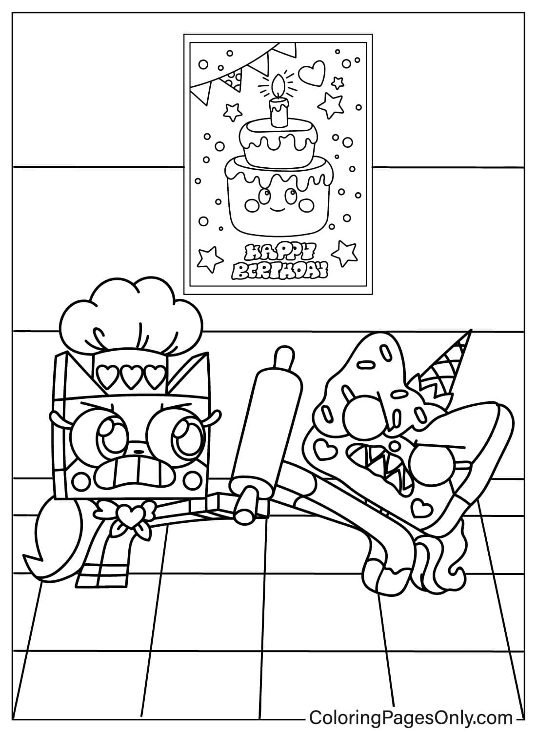 Unikitty Coloring Pages Free Printable PDF & Online Coloring