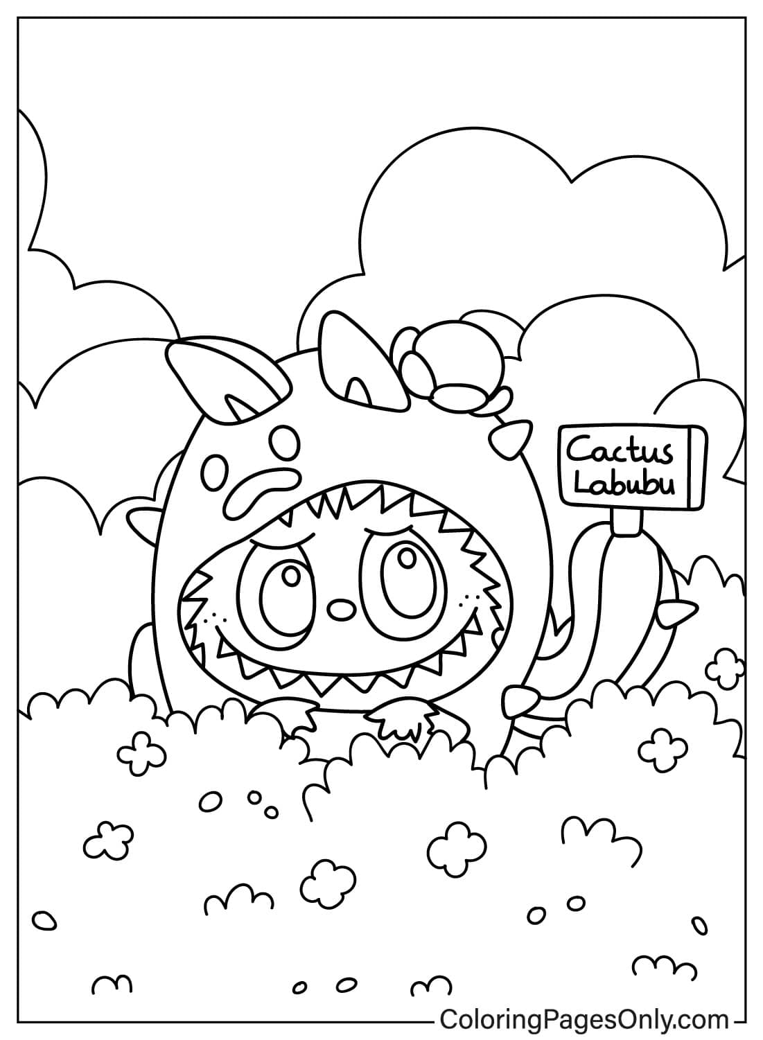 Labubu Coloring Pages Free Printable PDF, JPG, PNG & Online Coloring