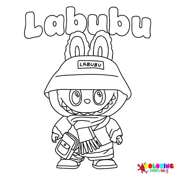 18 coloriages de Labubu