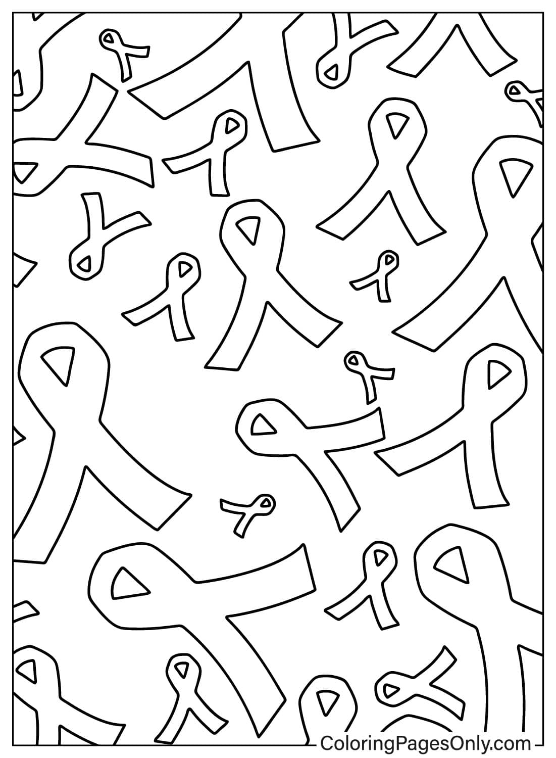 Red Ribbon Week Coloring Pages Free Printable PDF, JPG, PNG & Online