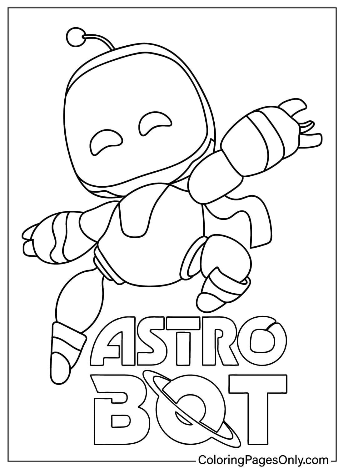 Más de 20 páginas para colorear de Astro Bot PDF imprimible gratis y