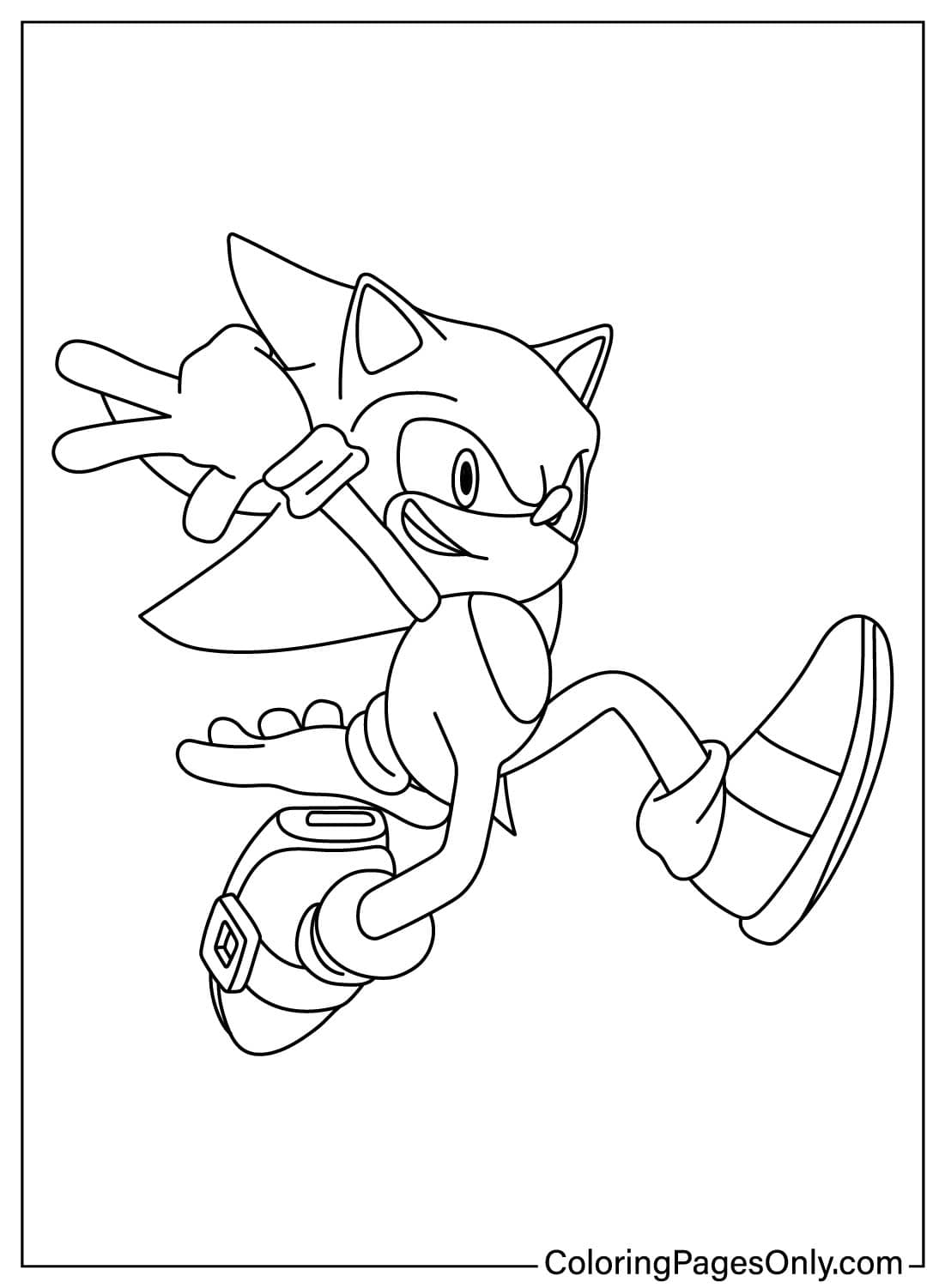 20+ Super Sonic kleurplaten gratis printbare PDF, JPG, PNG & online